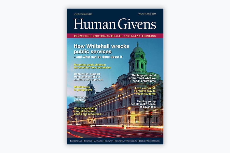 Human Givens Journal - Volume 21, No 2, 2014