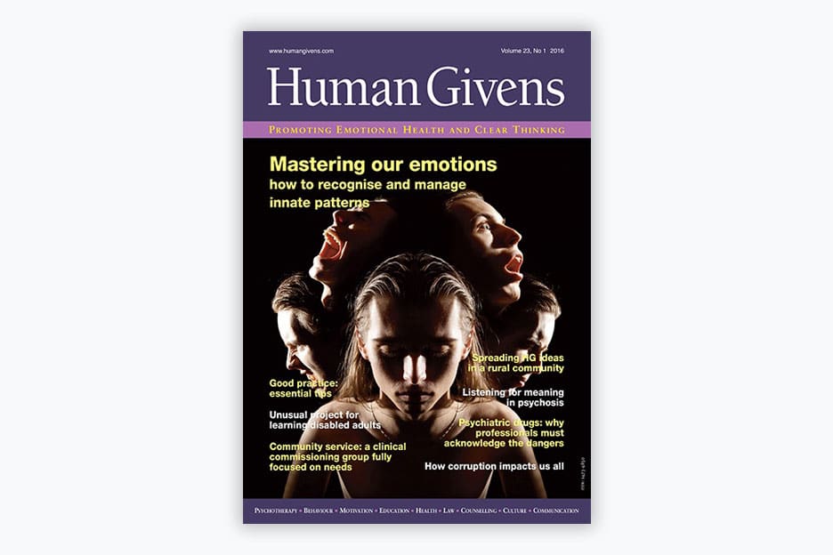 Human Givens Journal - Volume 23, No 1, 2016