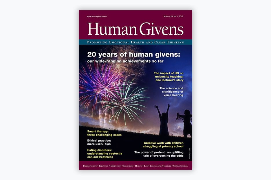 Human Givens Journal - Volume 24, No 1, 2017