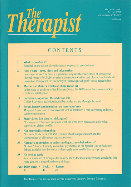 The Therapist - Volume 4, No 4 (1997)